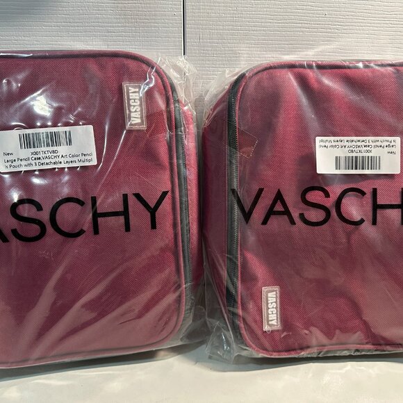 Vaschy Pencil Case Large Capacity Pen Holder Pouch with Mesh Pockets - Picture 7 of 7